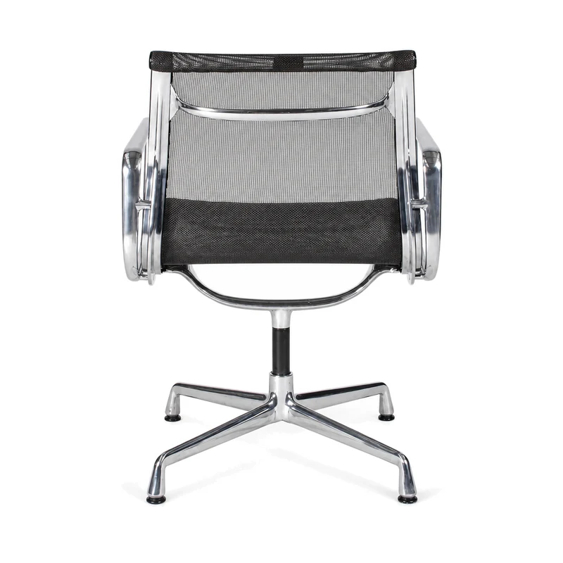 Vitra EA 107 Netz schwarz Chrom