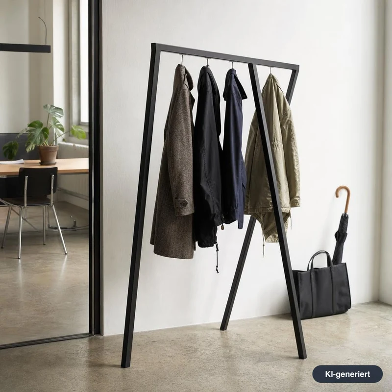 HAY Loop Garderobe groß schwarz
