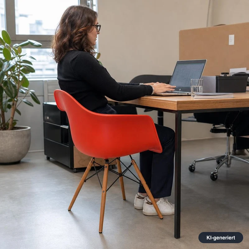 Vitra Eames Plastic Armchair DAW