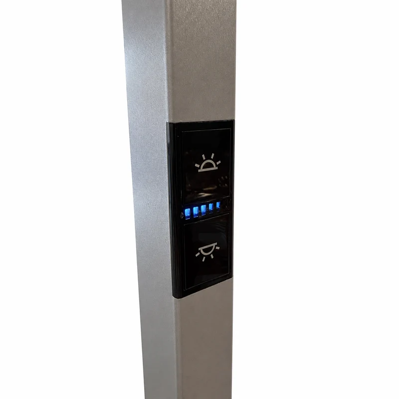 Waldmann Lavigo LED Stehleuchte silber