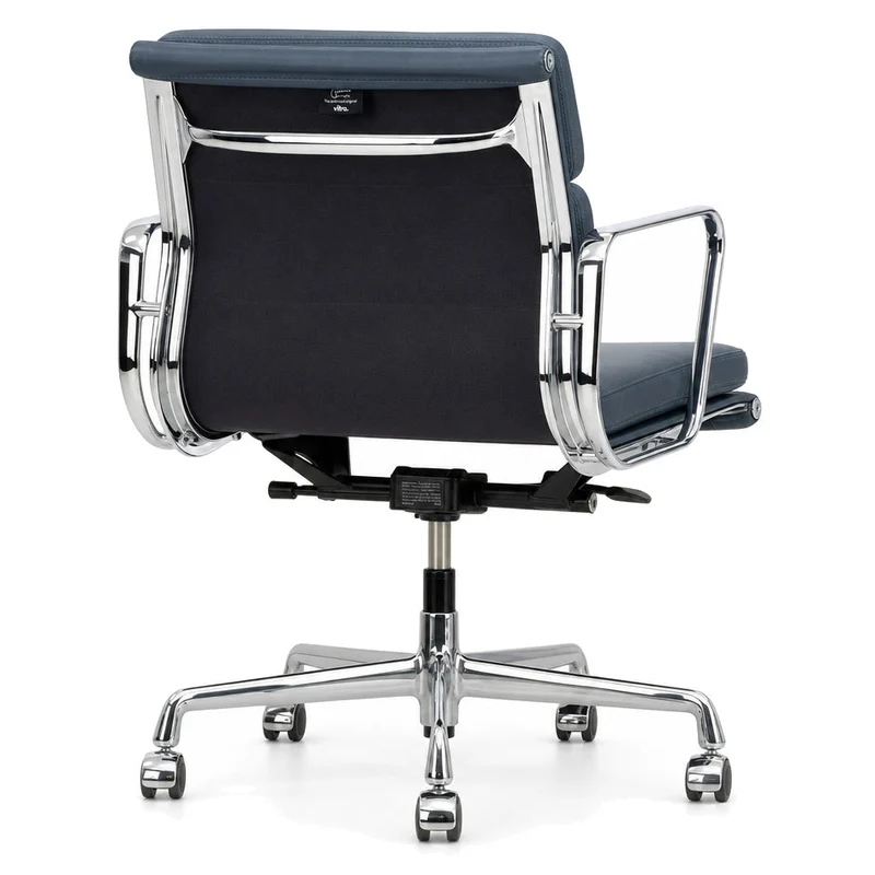 Vitra EA 217 Premiumleder rauchblau