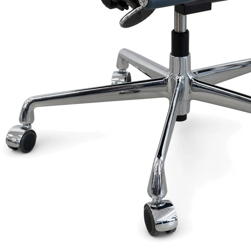 Vitra EA 217 Premiumleder rauchblau