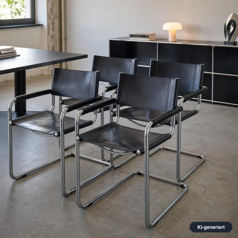 Set: 4x Fasem S34 Freischwinger