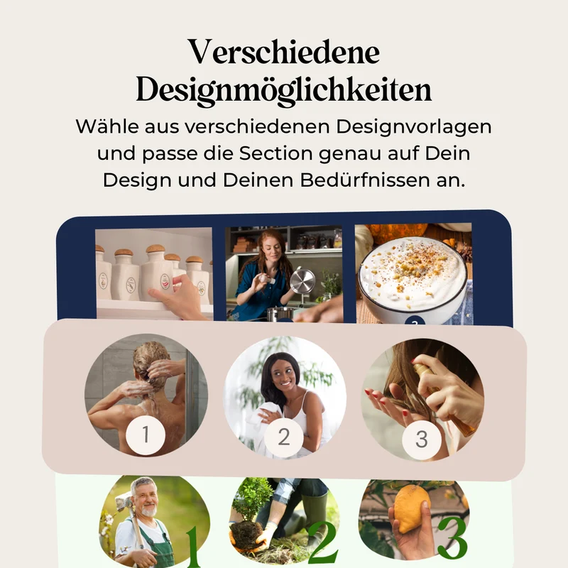 So funktionierts Schritte