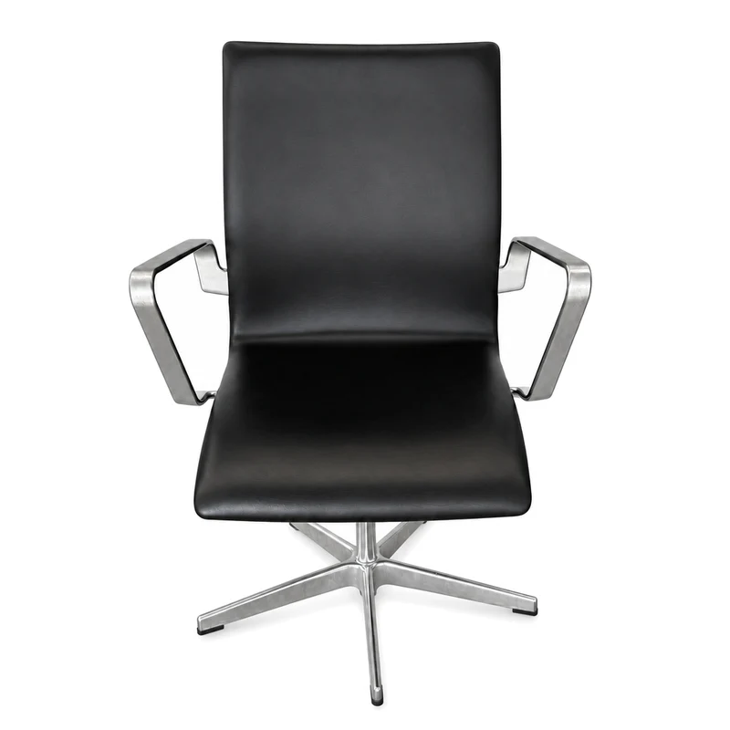 Fritz Hansen Oxford Leder schwarz