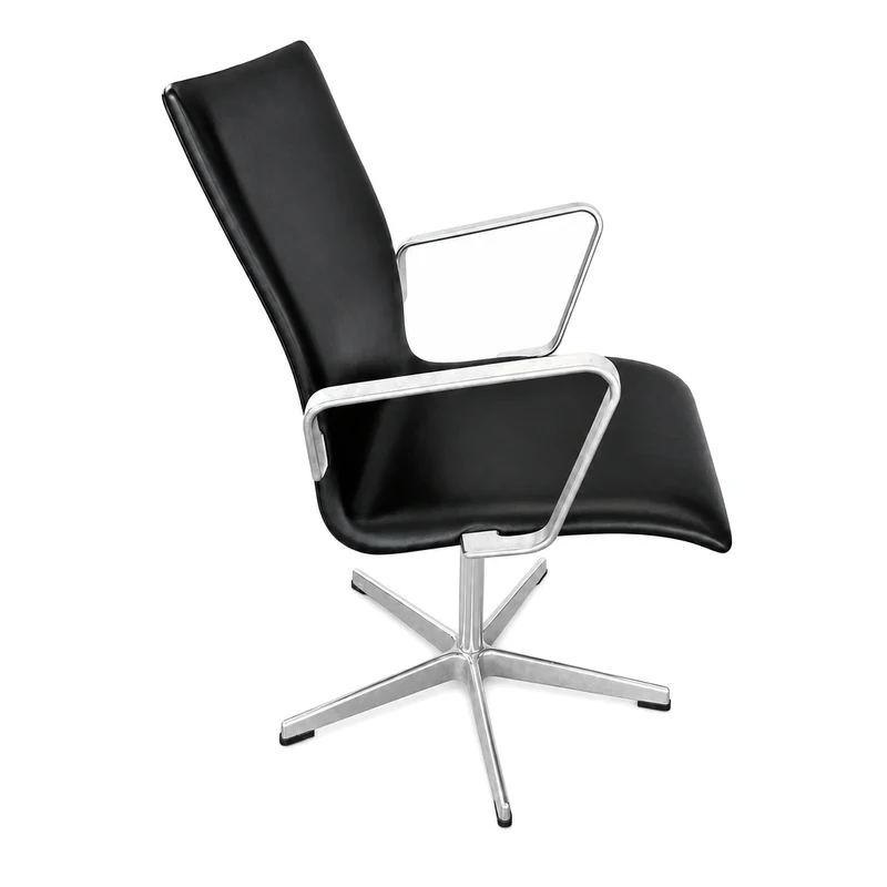 Fritz Hansen Oxford Leder schwarz