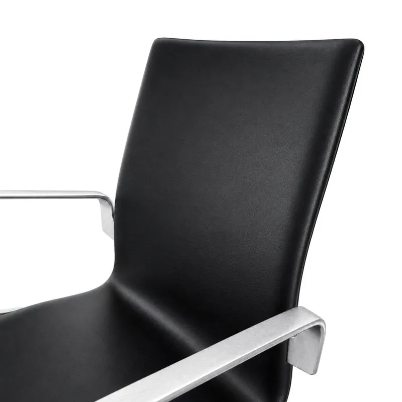 Fritz Hansen Oxford Leder schwarz