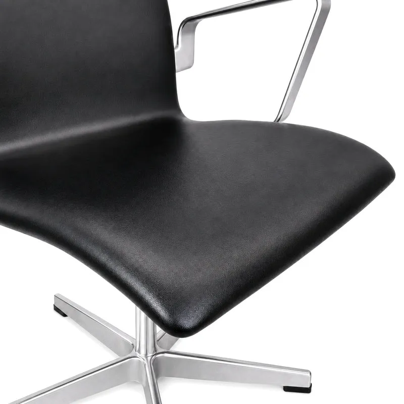 Fritz Hansen Oxford Leder schwarz