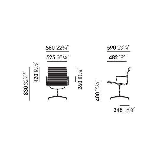 Vitra EA 107 Hopsak hellgrau