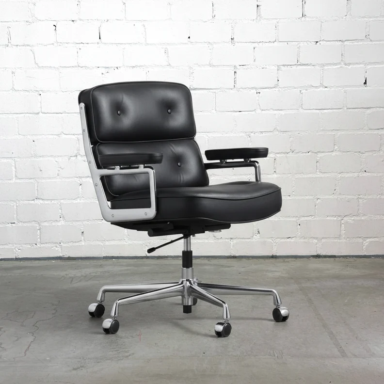 Vitra Lobby Chair ES 104 Leder schwarz