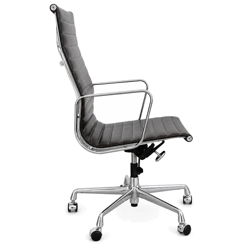 Vitra EA 119 Leder dunkelbraun