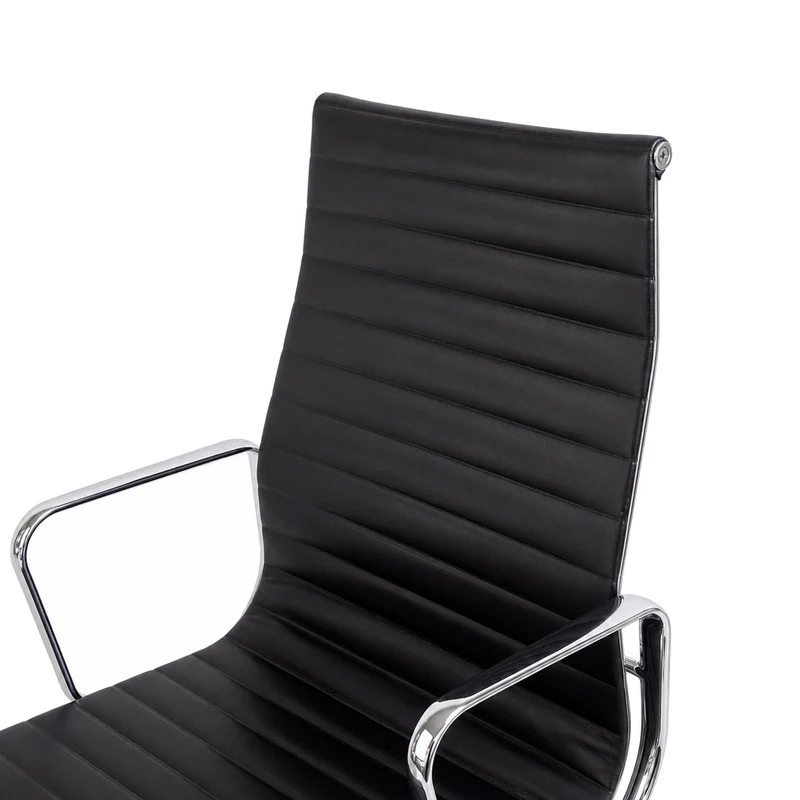 Vitra EA 119 Leder dunkelbraun