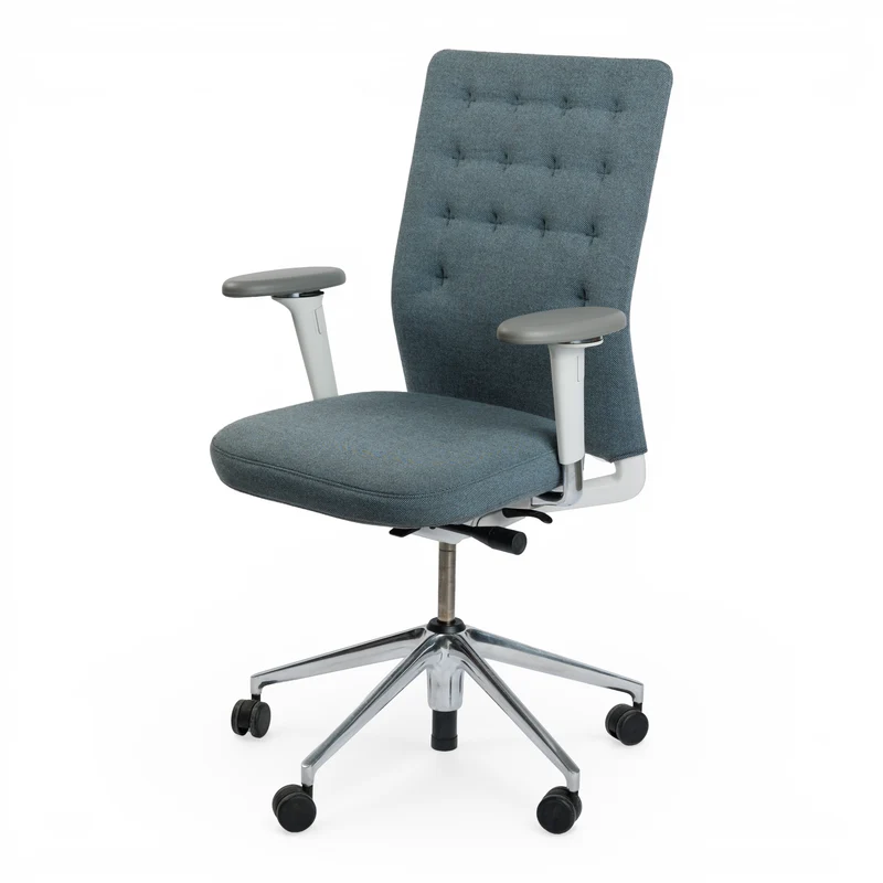 Vitra ID Trim eisblau / moorbraun