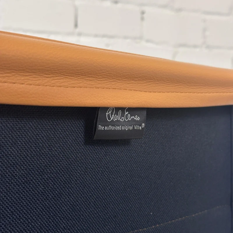 Vitra EA 219 Softpad Leder hellbraun