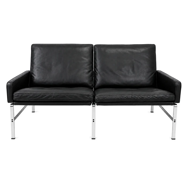 Kill International 2-Sitzer Modell 6720 Leder schwarz [Abverkauf]