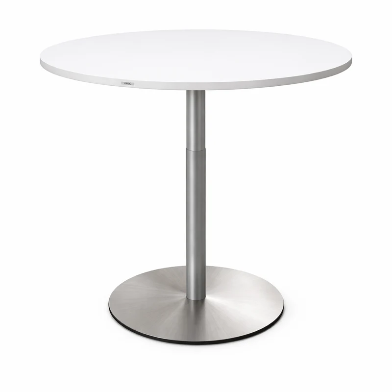 Vario Besprechungstisch 90cm höhenverstellbar weiß