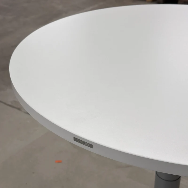 Vario Besprechungstisch 90cm höhenverstellbar weiß