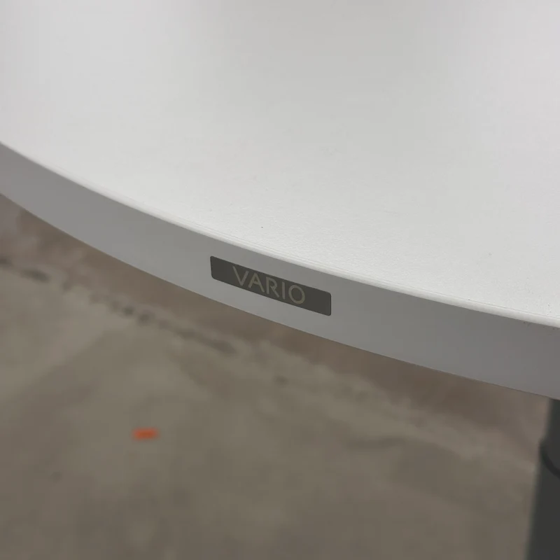 Vario Besprechungstisch 90cm höhenverstellbar weiß