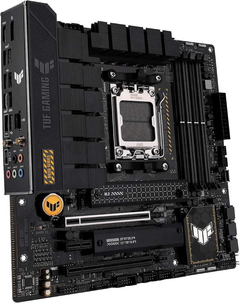 ASUS TUF GAMING B650M-PLUS WIFI Mainboard Sockel AMD AM5 (Ryzen 7000, micro-ATX, PCIe 5.0, DDR5-Spei