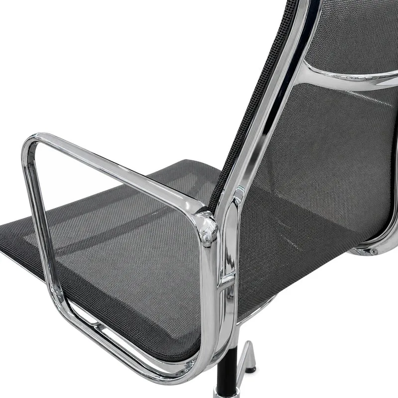 Vitra EA 112 Netz anthrazit Chrom