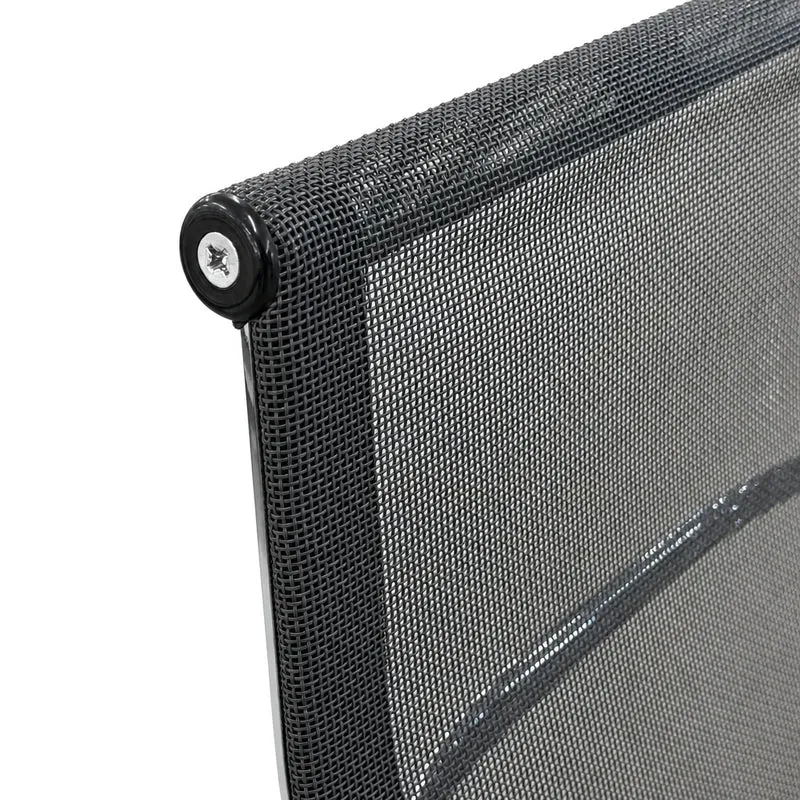 Vitra EA 112 Netz anthrazit Chrom