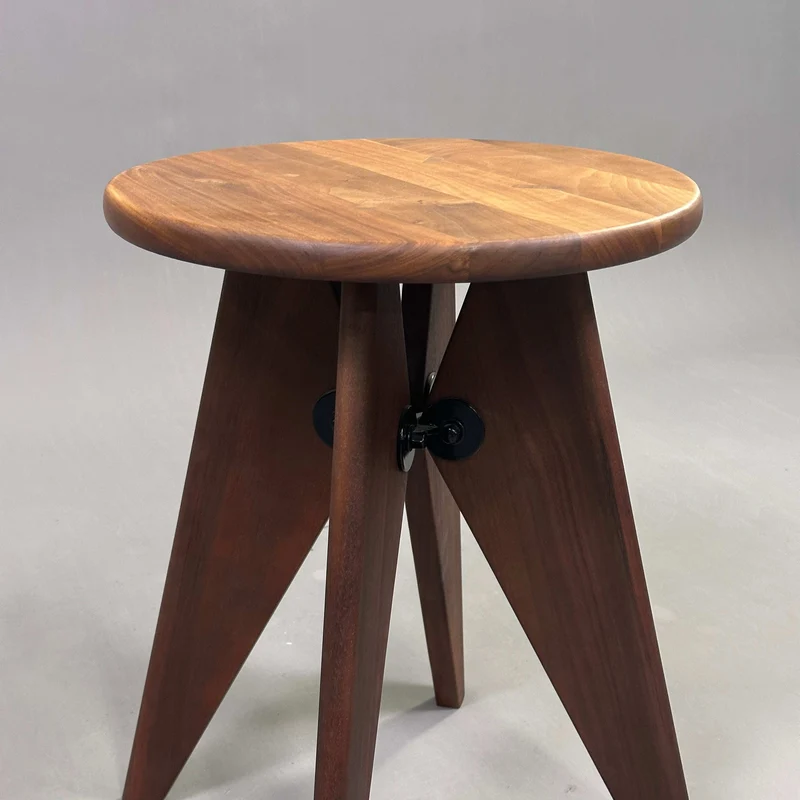 Vitra Hocker Tabouret Eiche dunkel