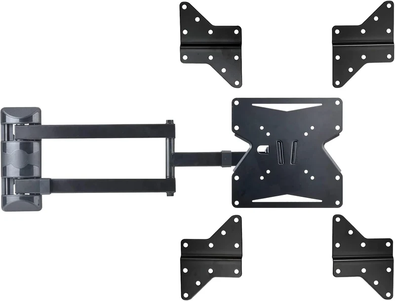 Drall TV Wandhalterung Universal Fernseh Halterung - Schwenkbar Neigbar - Monitor Halter für 3D HD L