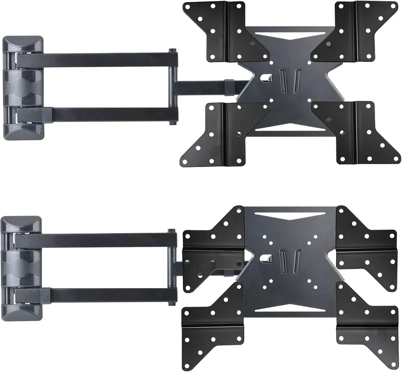 Drall TV Wandhalterung Universal Fernseh Halterung - Schwenkbar Neigbar - Monitor Halter für 3D HD L