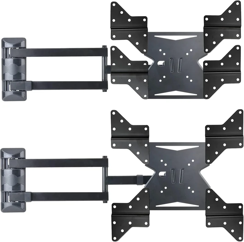 Drall TV Wandhalterung Universal Fernseh Halterung - Schwenkbar Neigbar - Monitor Halter für 3D HD L