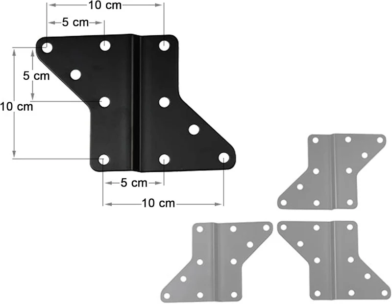 Drall TV Wandhalterung Universal Fernseh Halterung - Schwenkbar Neigbar - Monitor Halter für 3D HD L