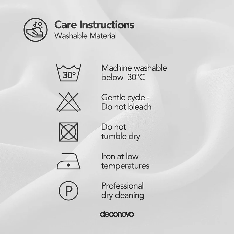 Deconovo Verdunkelungsvorhang Hitzeschutz Thermovorhang mit Ösen Beige H290 x B140 cm (1er Pack) Bei