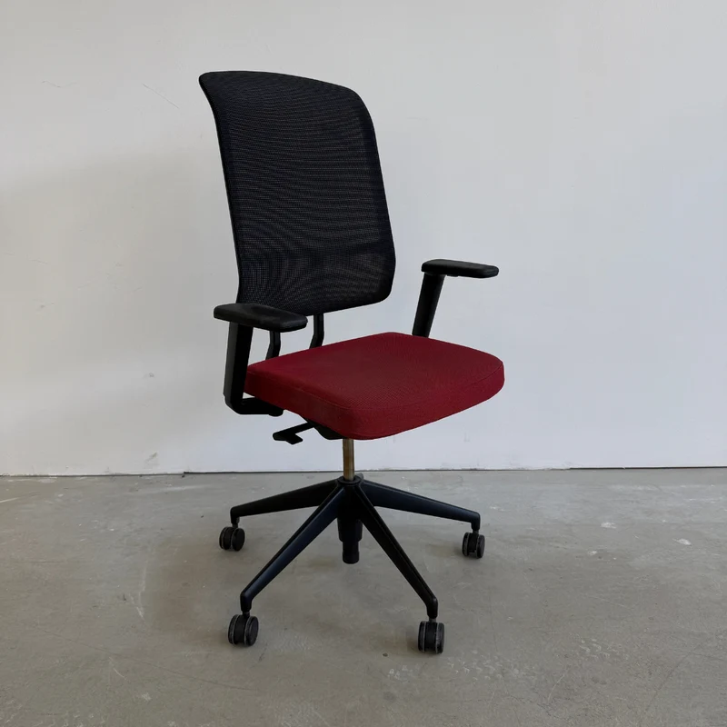 Vitra AM Chair schwarz/rot