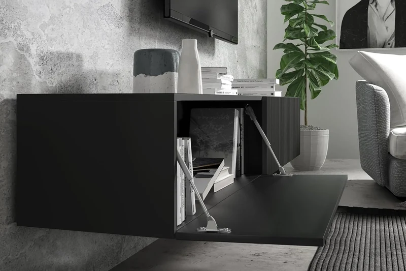 Wuun® TV-Lowboard Somero I 100cm bis 360cm I TV-Schrank & Hängeschrank für Wohnzimmer I Verschiedene