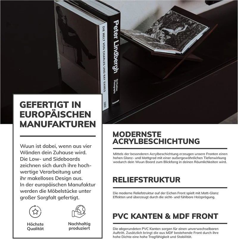 Wuun® TV-Lowboard Somero I 100cm bis 360cm I TV-Schrank & Hängeschrank für Wohnzimmer I Verschiedene