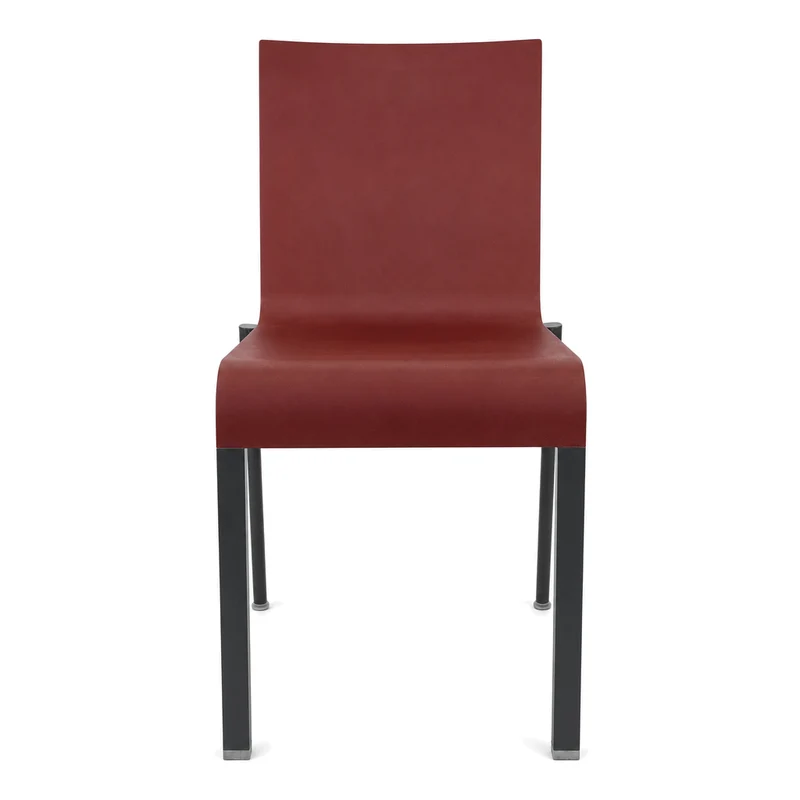 Vitra .03 Besucherstuhl weinrot