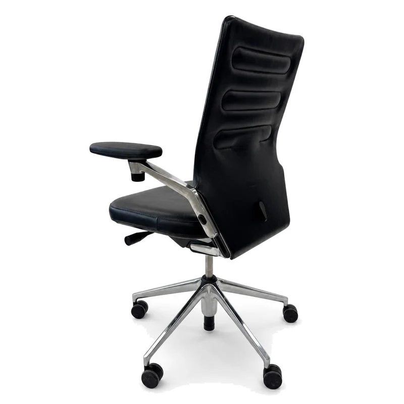 VItra AC4 Work Bürostuhl Leder schwarz