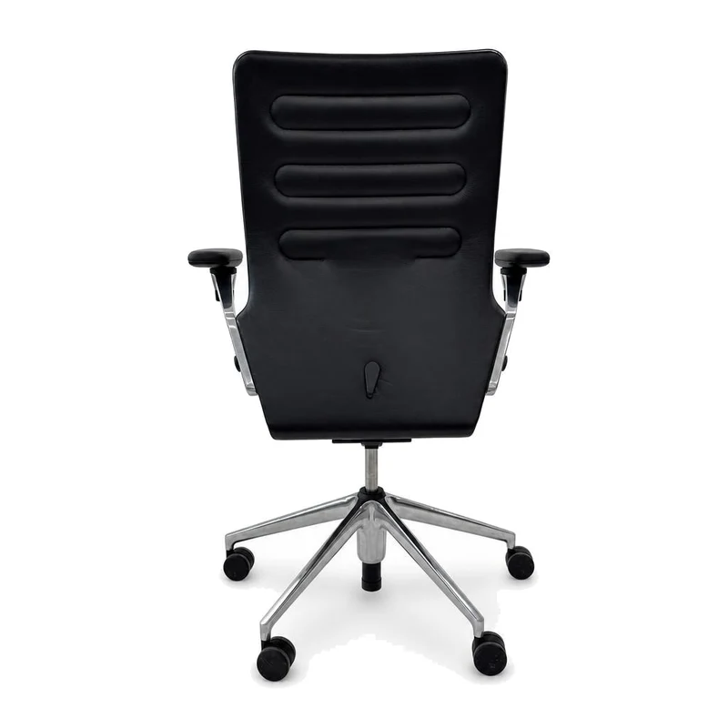 VItra AC4 Work Bürostuhl Leder schwarz