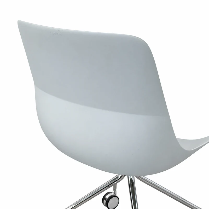 Brunner Crona Light mit Rollen + Polster hellblau