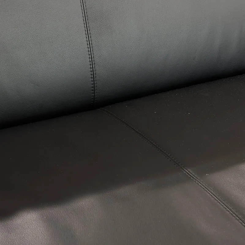 COR Quant Sofa 3-Sitzer Leder schwarz