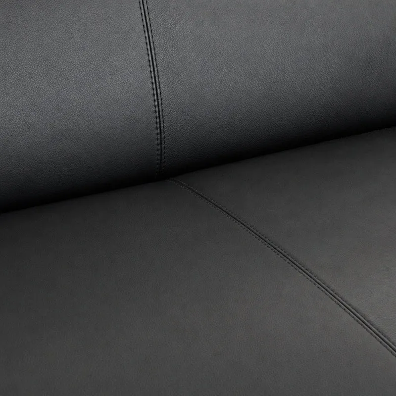 COR Quant Sofa 2-Sitzer Leder schwarz