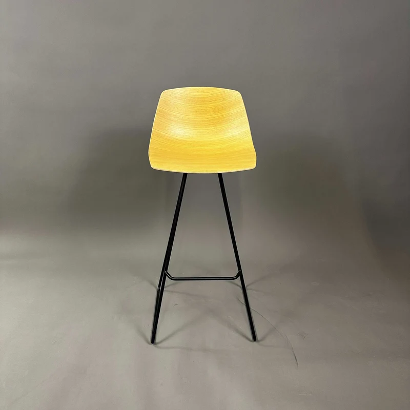 LaPalma miunn Barhocker Holz / schwarz