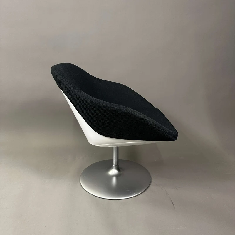 Walter Knoll Turtle Lounge Chair schwarz/weiß