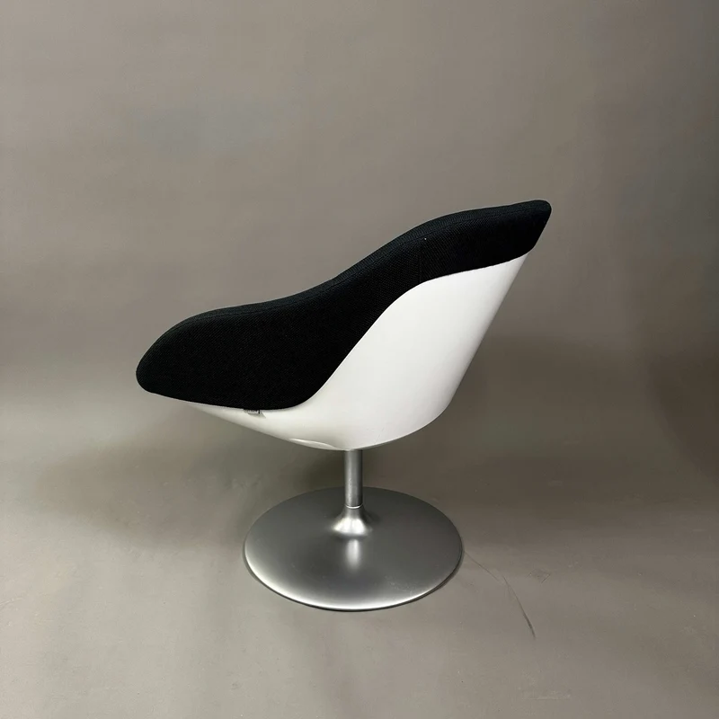 Walter Knoll Turtle Lounge Chair schwarz/weiß