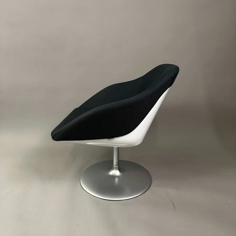 Walter Knoll Turtle Lounge Chair schwarz/weiß