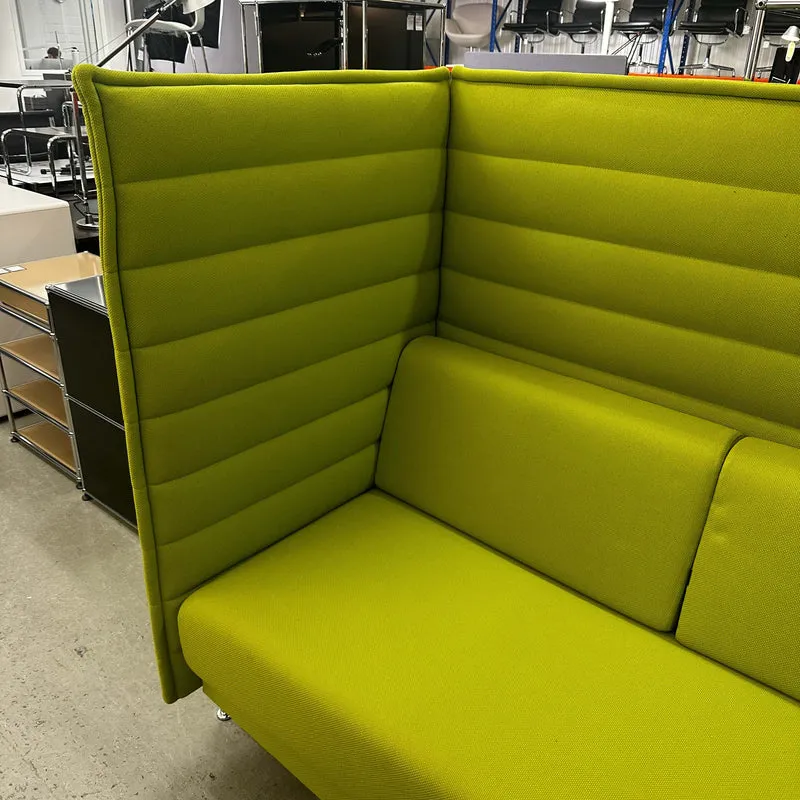 Vitra Alcove Highback 2-Sitzer hellgrün