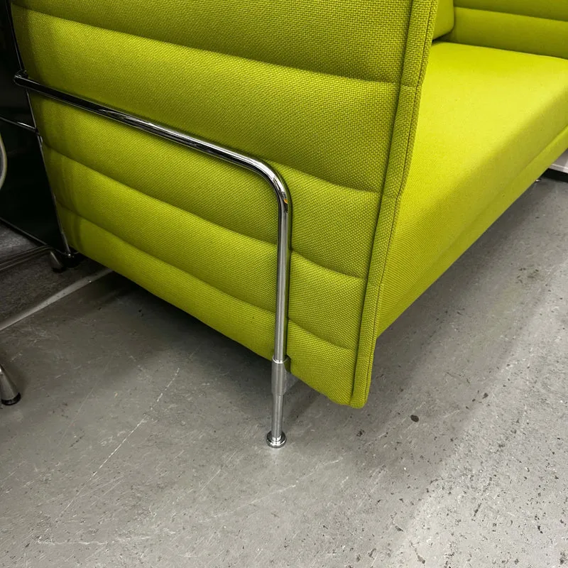 Vitra Alcove Highback 2-Sitzer hellgrün