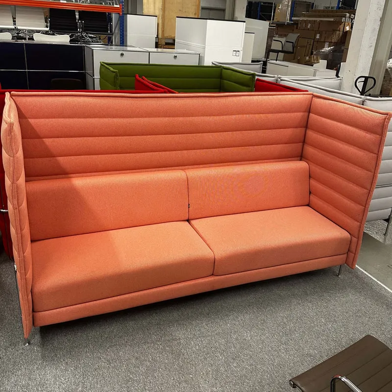 Vitra Alcove 3-Sitzer pastellrot