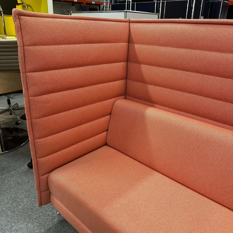 Vitra Alcove 3-Sitzer pastellrot