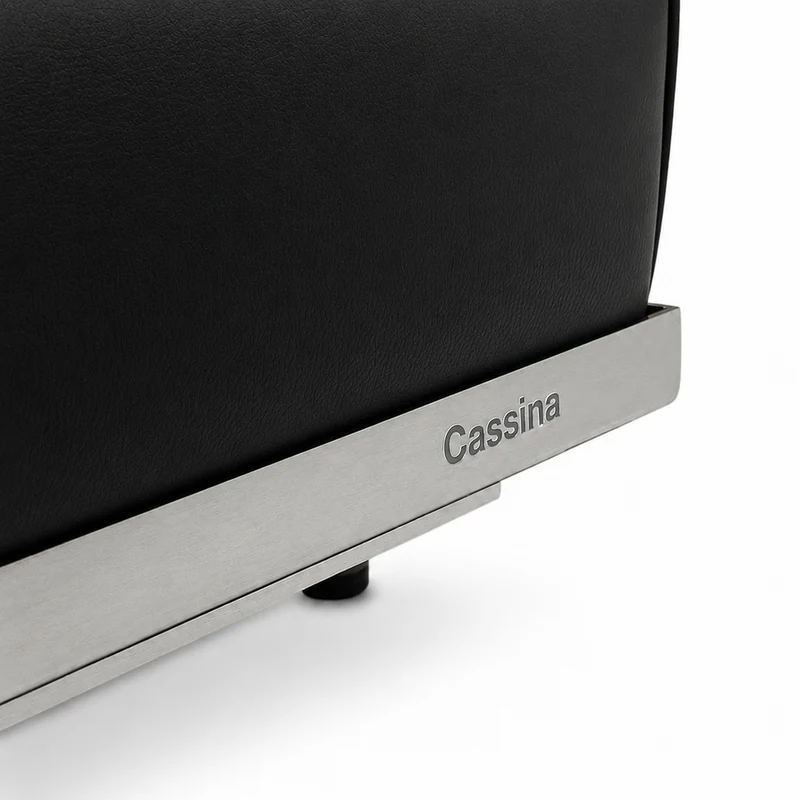 Cassina LC2 3-Sitzer Leder schwarz