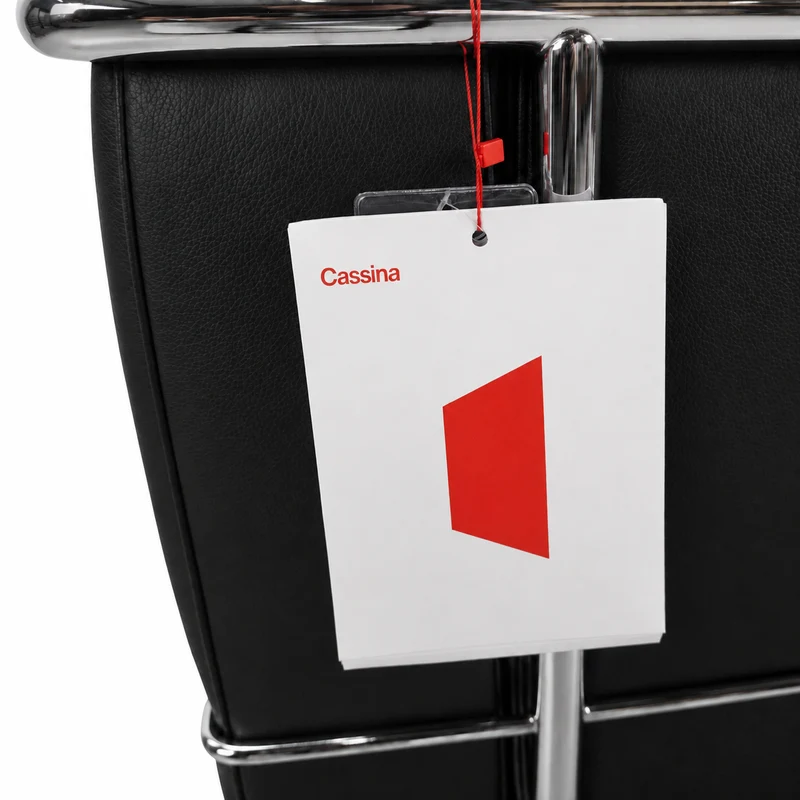 Cassina LC2 3-Sitzer Leder schwarz